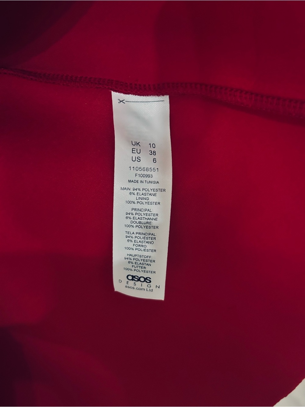 ASOS Fuschia Pink Puff-Sleeve Mini Dress - Picture 10 of 15